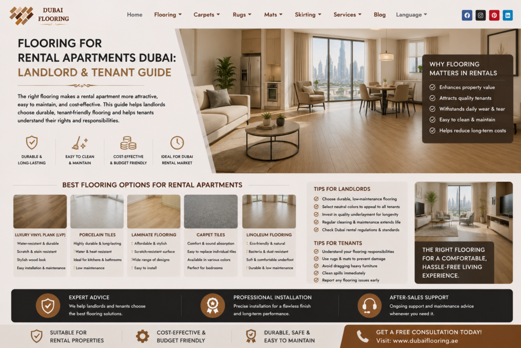 Flooring for Rental Apartments Dubai: Landlord & Tenant Guide