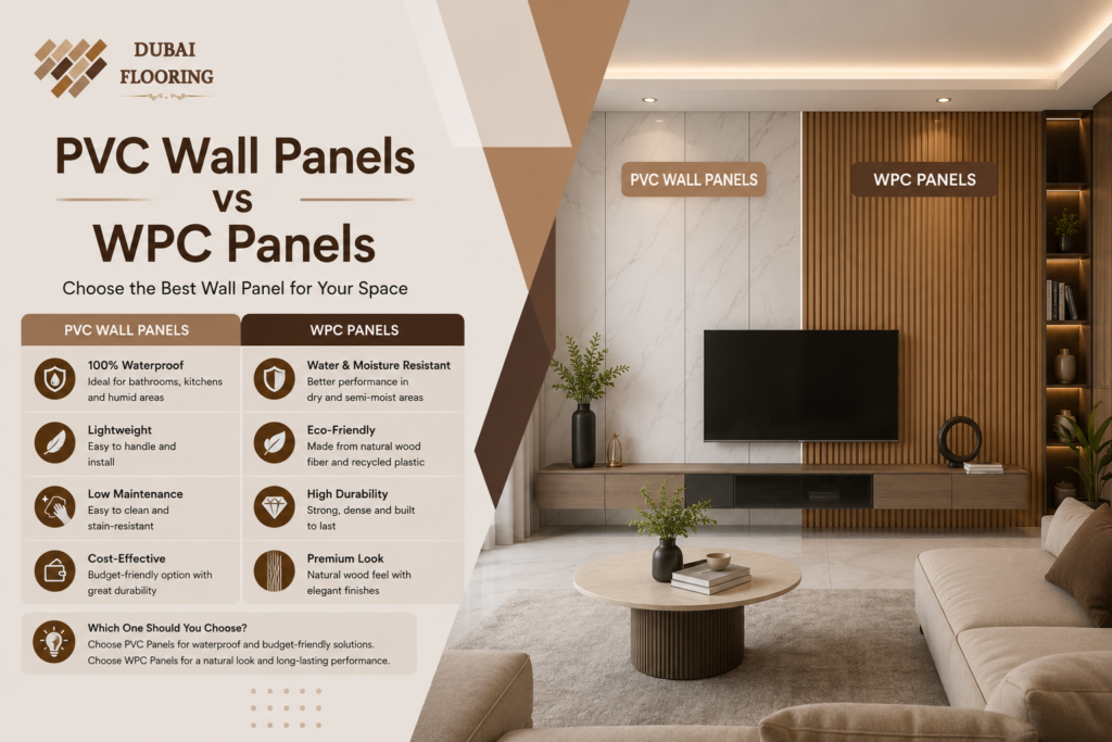 PVC Wall Panels vs WPC Panels PVC Wall Panels vs WPC Panels