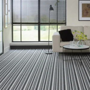 Anthracite Multi Stripe Loop Carpet