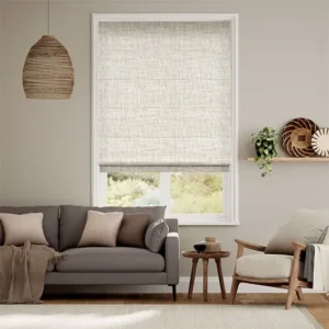 Self Leveling Arlo Hemp Roman Blind