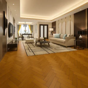 BONA SCSW Bamboo Flooring In Living Room