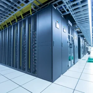 Bare Steel Panels Raised Access Floors in Data Center