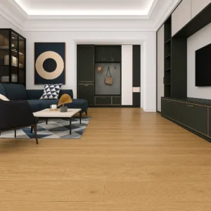 Classic 3025 Wide Strip Engineered Wood Flooring in Living Room