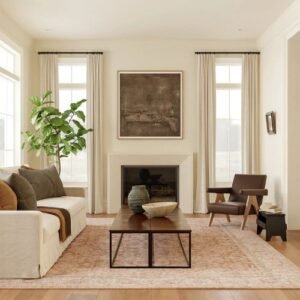 Clinton Antiqued Jute-Blend Rug