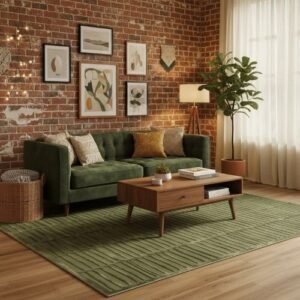 Cranbury Plush Textured Washable Rug