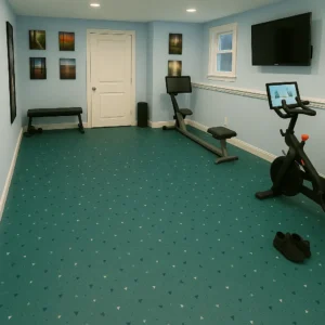 Rubber Flooring Eco NP Rubber Flooring In Home Gym