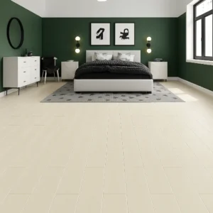 Excel UKF Ivory WPC Click Flooring In Bedroom
