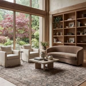 Fair Hills Antiqued Jute Blend Rug