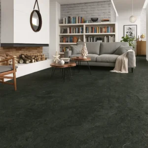 Graphite DVF Linoleum Flooring In Living Room