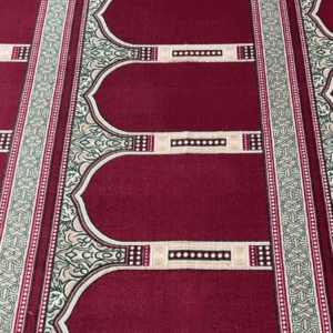 Harmain Maroon Mosque Carpet