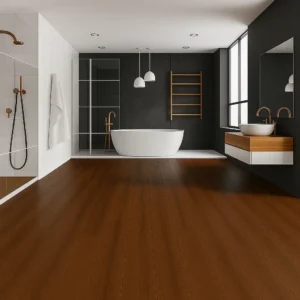WPC Flooring Harper Belcroft WPC Vinyl Plank Flooring In Bathroom