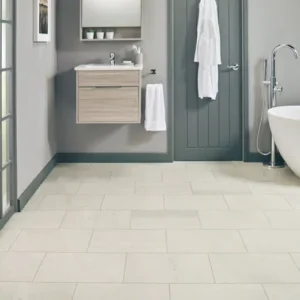 Honed Oyster Slate Herringbone Flooring