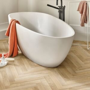 Honey Oak Herringbone Vinyl