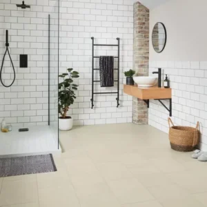 Ivory Riven Slate Herringbone Flooring