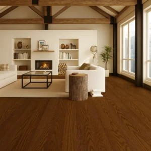 Junckers OPRS Solid Hardwood Flooring in Living Room