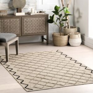 Rugs Maudie Trellis Jute Blend Rug