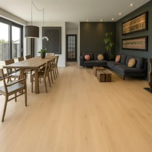Riga Invisible Engineered Wood Flooring in Living Room