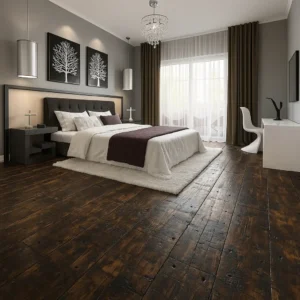 Sawkill MD Reclaimed Wood Flooring in Bedroom