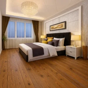 Sawkill SP Reclaimed Wood Flooring In Bedroom