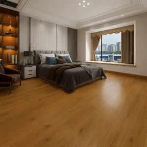 Sawkill WOL Reclaimed Wood Flooring in Bedroom