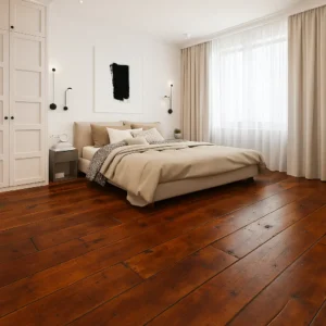 Sawkill WP Reclaimed Wood Flooring in Bedroom