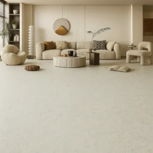 Seashell DVF Linoleum Flooring In Living Room