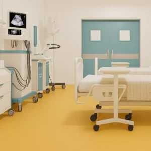 Tarkett CP Y Vinyl Flooring in Hospital