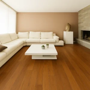 UNICLIC SCSW Bamboo Flooring In Living Room