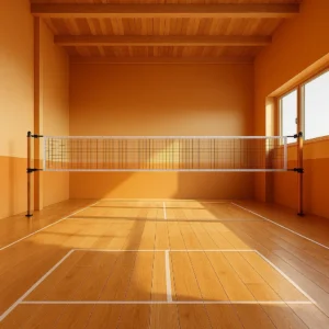 Ultrasol V5 Classic Oak Sports Flooring Volleyball Court
