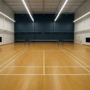 Ultrasol V5 Maple Sports Flooring Badminton Court