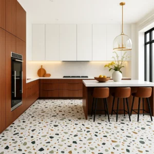 Venetian Terrazzo Flooring in kitchen