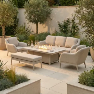 3 Seat Outdoor Fabric Sofa