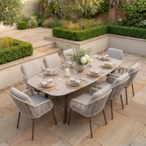 Astoria Grey 6 Seat Dining Set