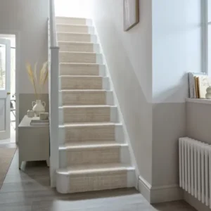 Self Leveling Clifton Boucle Washable Stair Runner