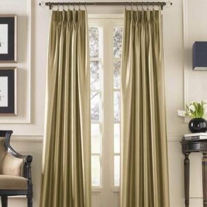 Curtainworks Marquee Faux Silk Pinch Pleat Curtain Panel
