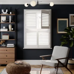 Faux Wood Shutter Hidden Tilt Rod