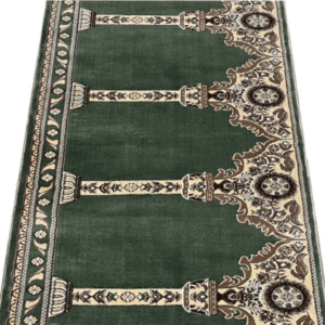 Hira Light Green Mosque Carpet