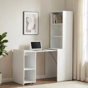 Ivana White Office Desk