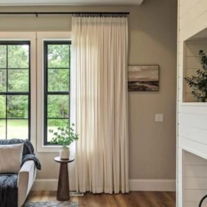 Ivory Whisper Linen Sheer Curtains