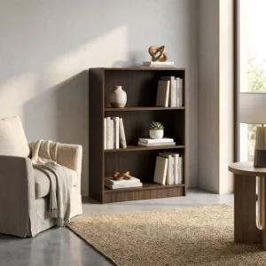 Kernel 3 Tier Walnut Bookcase