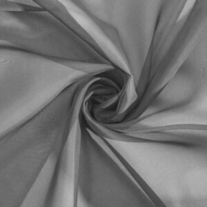 Self Leveling Laguna Outdoor Waterproof Dark Grey Voile Curtain