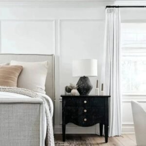 Linen Pinch Pleat Unlined Privacy Curtains