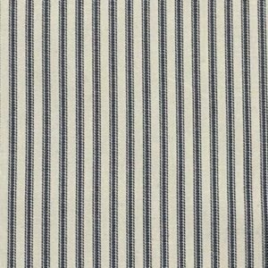 Luxury Navy French Ticking Stripe Fabric