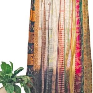 Multi Color Silk Curtains