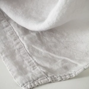 Pebble Grey 100% Linen Loop Top Curtain