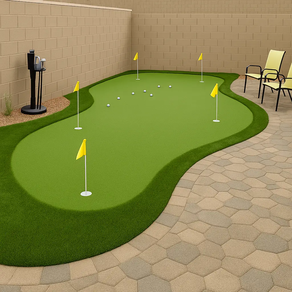 Risala 60mm Golf Artificial Turf 02