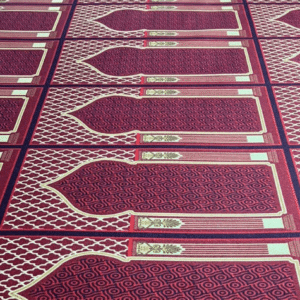 Mosque Carpets Saff-e-Awwal Maroon Mosque Carpet