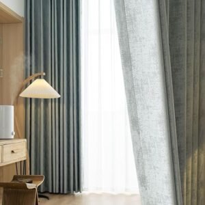 Self Leveling Sage Green Curtains
