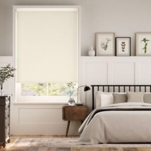 Sevilla Blackout Cottage Cream Roller Blind