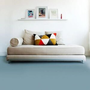 De Beauvoir Grey rubber flooring